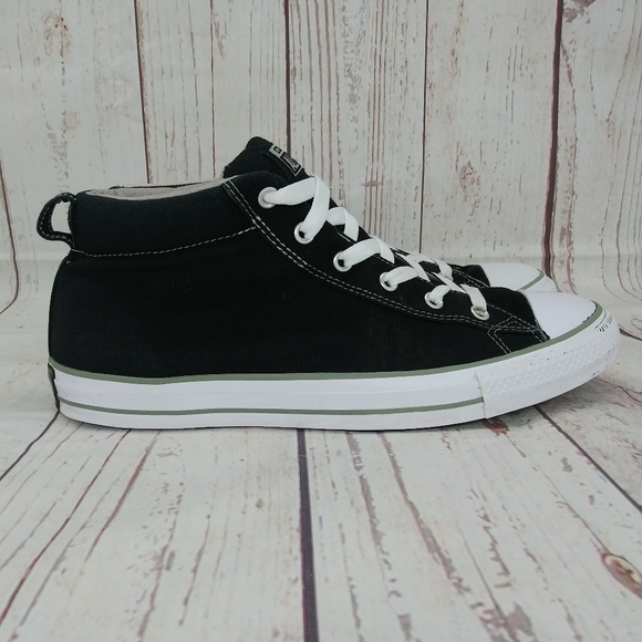 Converse All Star CT Mid Sneakers Mens Sz 12 Black Shoes - Picture 1 of 10